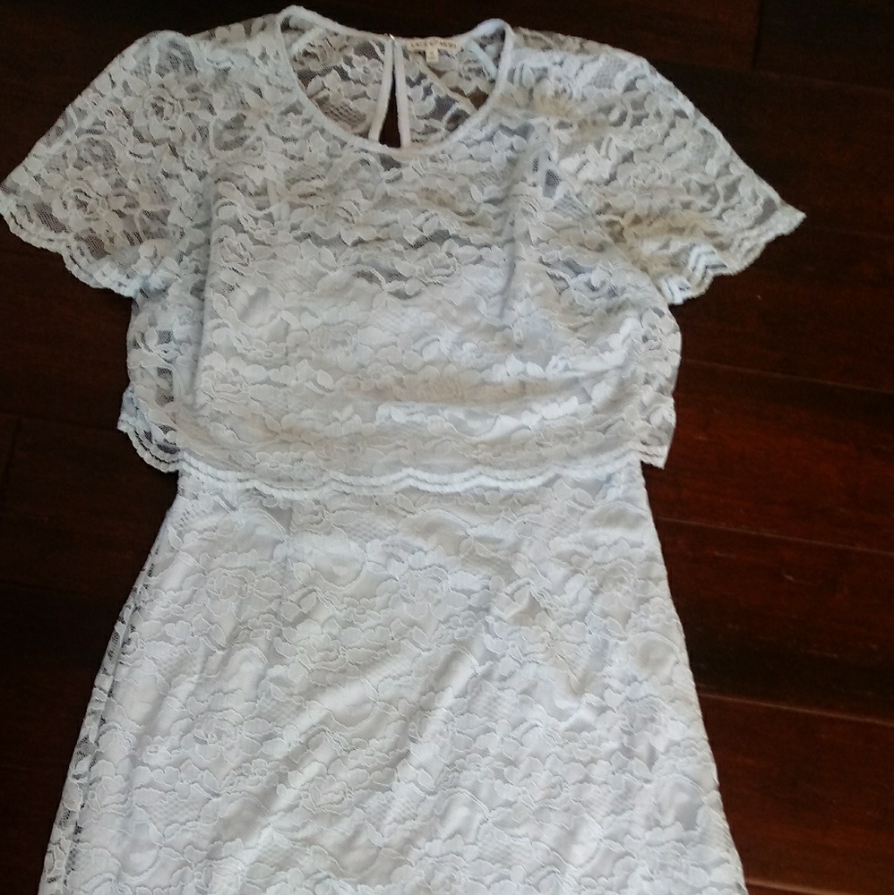 Super pretty light blue modcloth dress